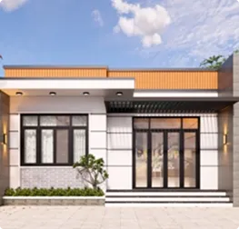 Mẫu Nhà Cấp 4 Mái Bằng 500 Triệu Đẹp Hiện Đại