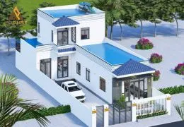 Dự án đang thi công nhà chú Tự