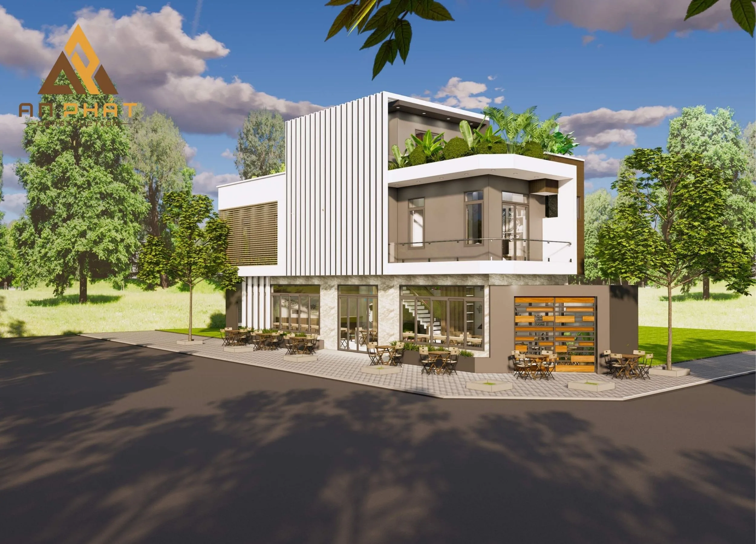 Nhà phố 2 mặt tiền