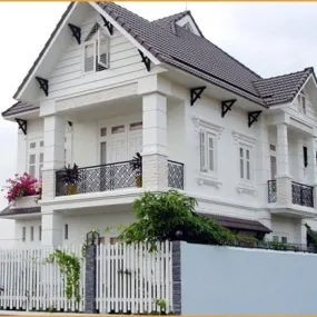 Mẫu biệt thự mái ngói đẹp, sang trọng, xu hướng mới