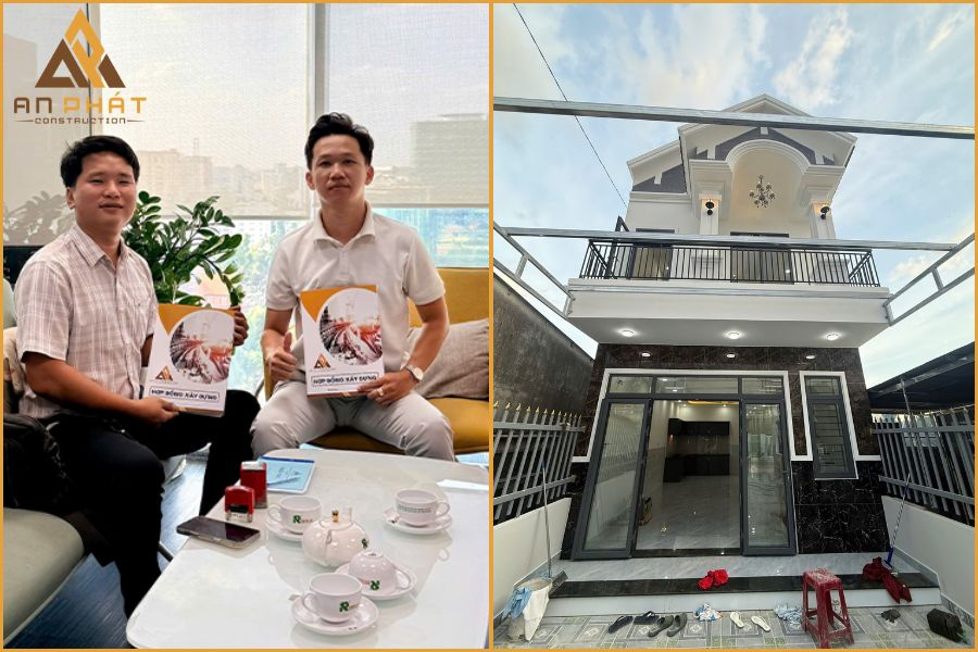 Bàn giao nhà anh Phong