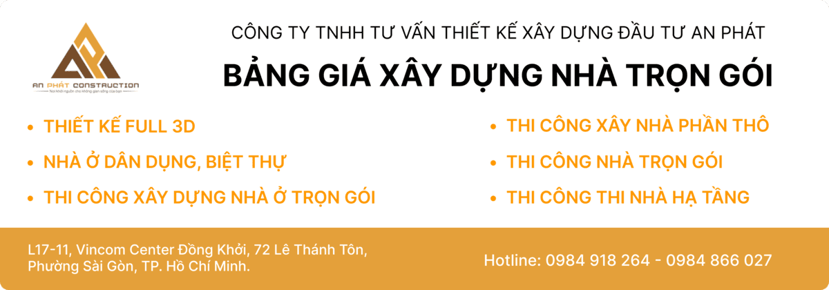 báo giá xây nhà trọn gói 2026