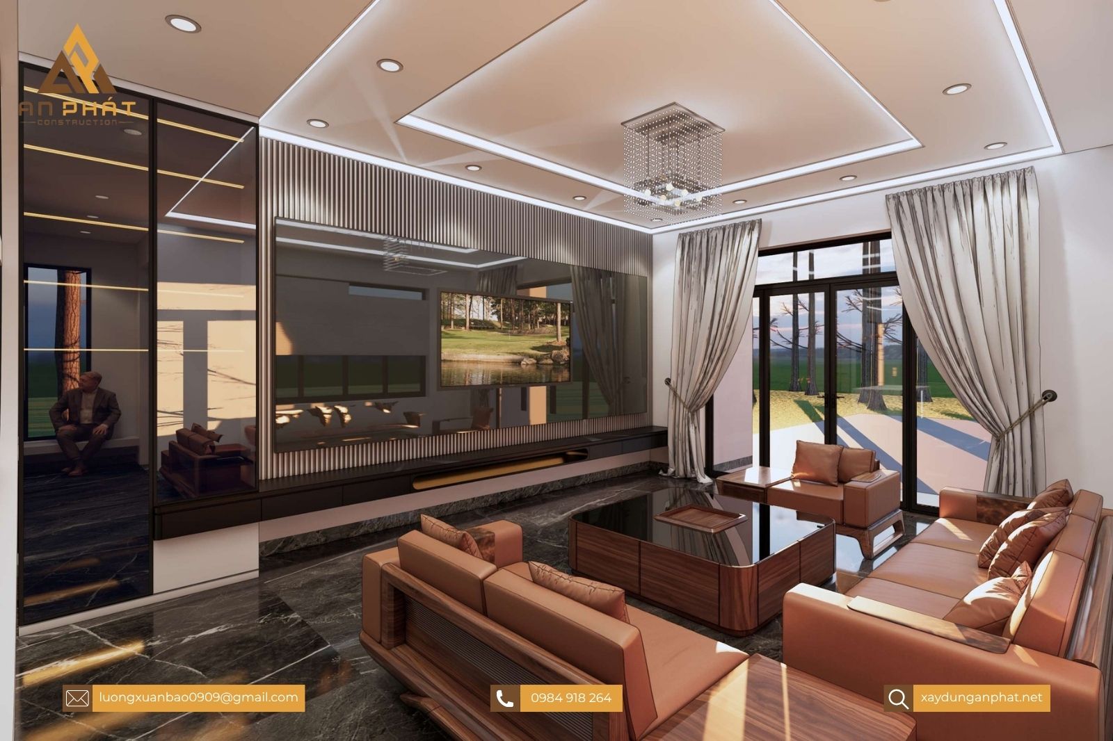 Biệt thự 1 trệt 1 lầu