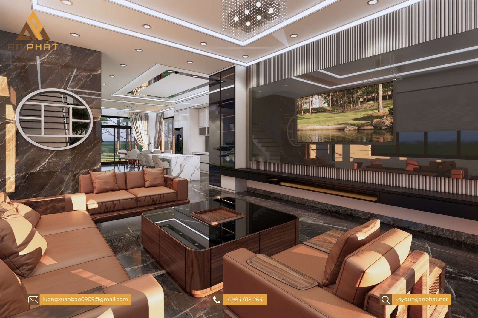 Biệt thự 1 trệt 1 lầu