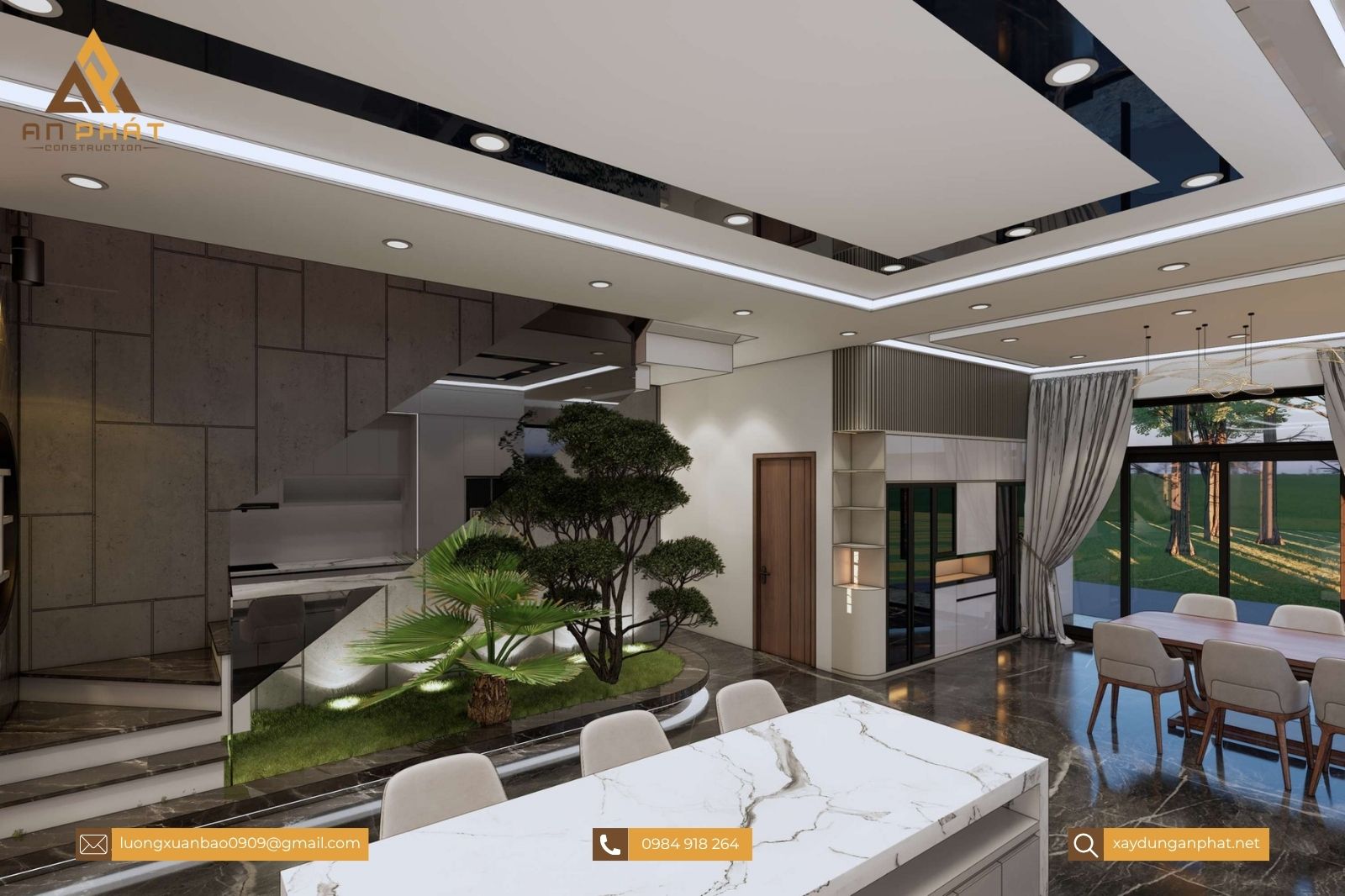 Biệt thự 1 trệt 1 lầu