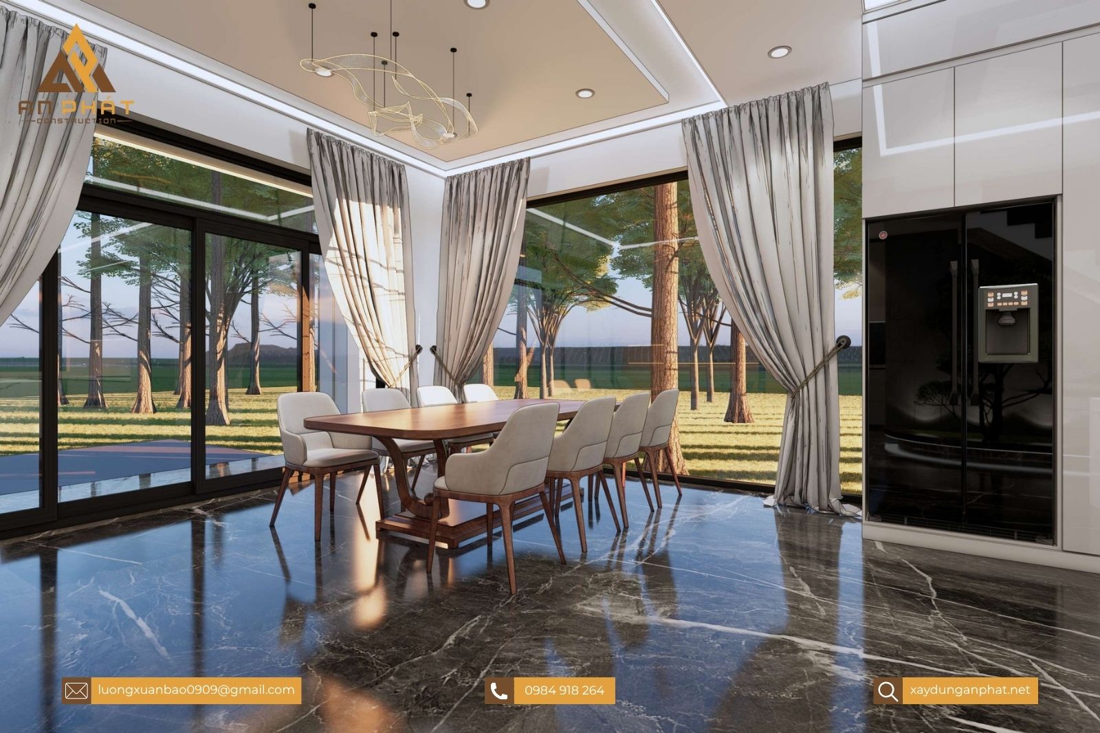 Biệt thự 1 trệt 1 lầu