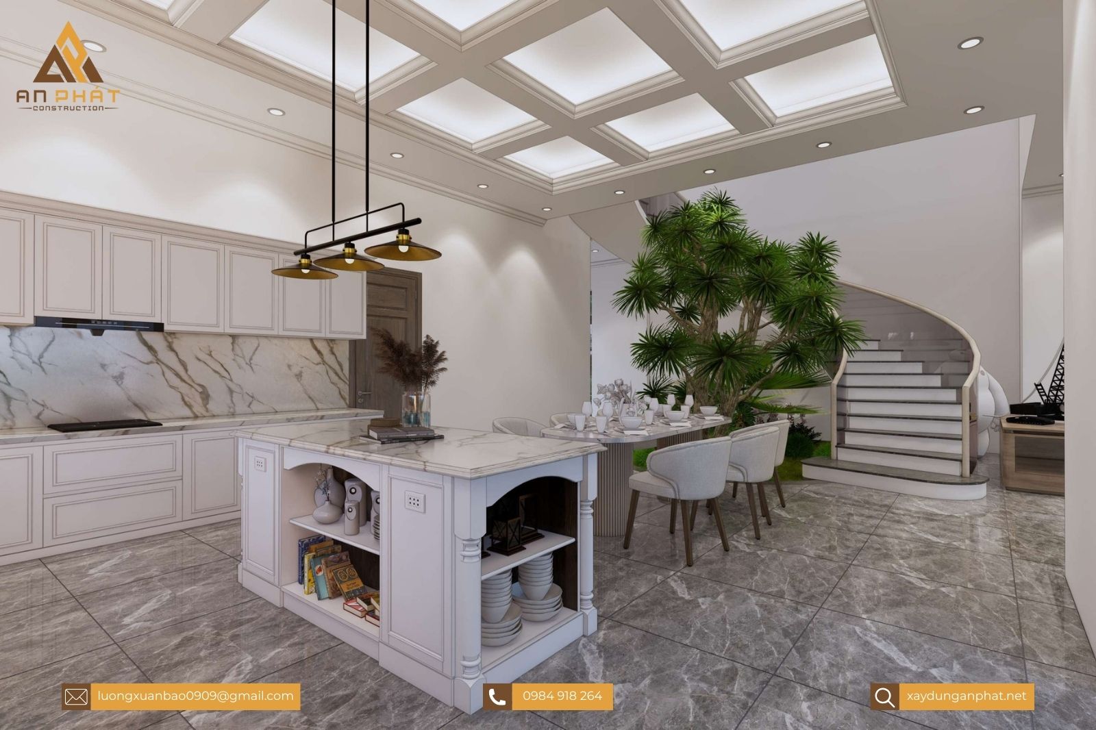 Biệt thự hiện đại 1 trệt 1 lầu