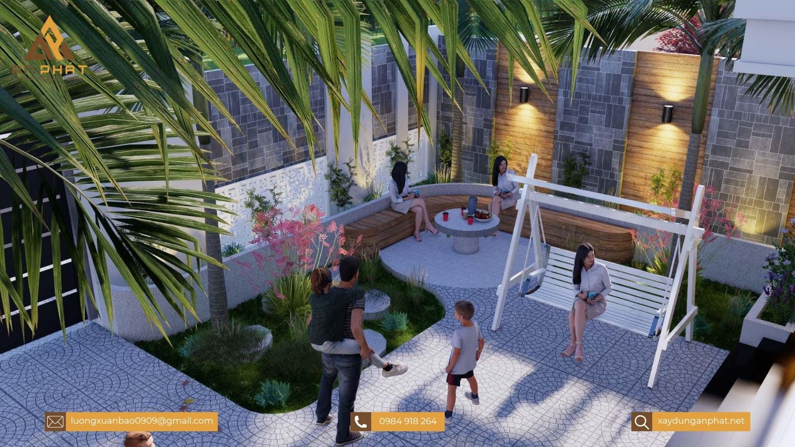 Biệt thự hiện đại mái Nhật