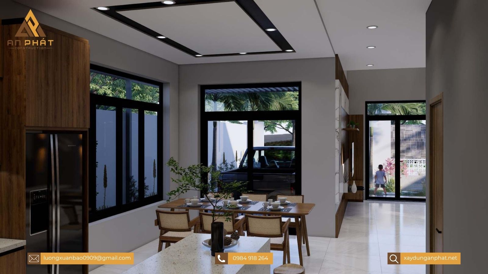 Biệt thự hiện đại mái Nhật