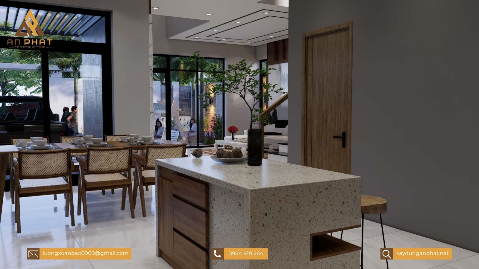 Biệt thự hiện đại mái Nhật