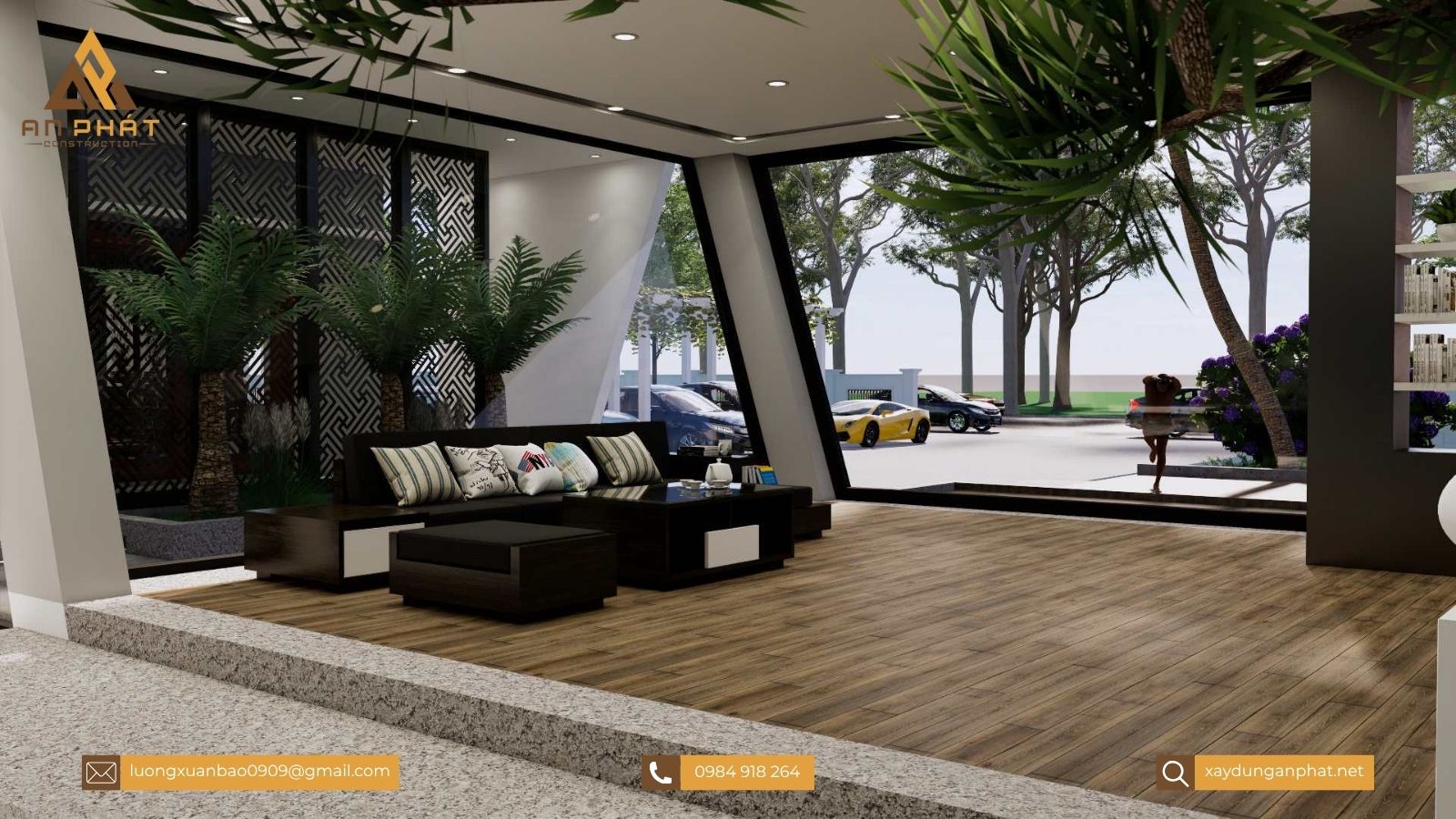 Biệt thự nhà vườn 1 tầng 3 phòng ngủ