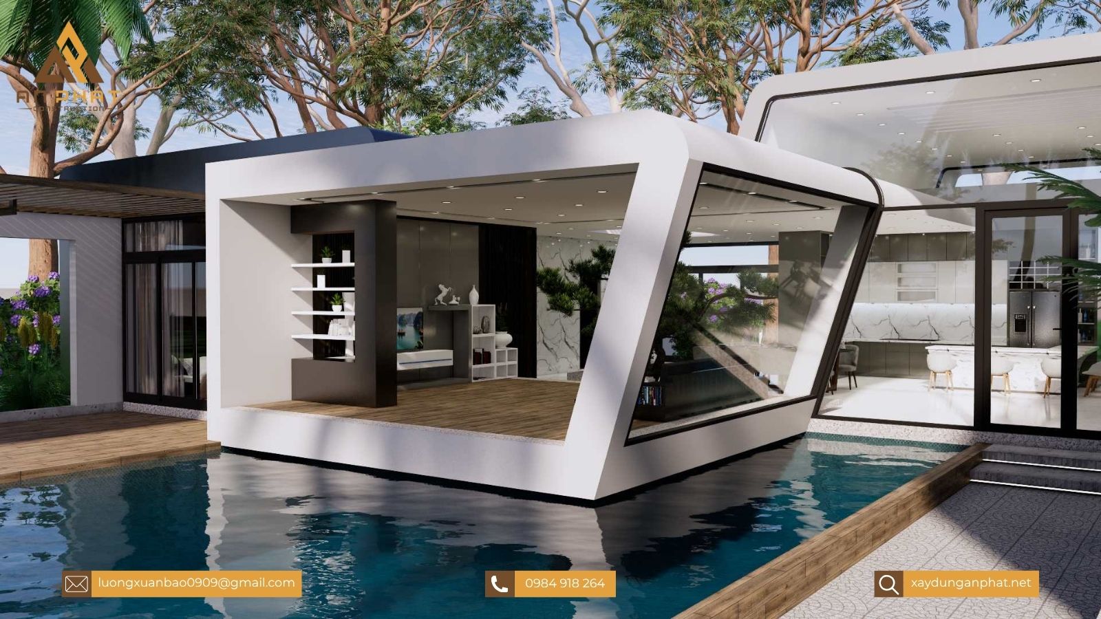 Biệt thự nhà vườn 1 tầng 3 phòng ngủ