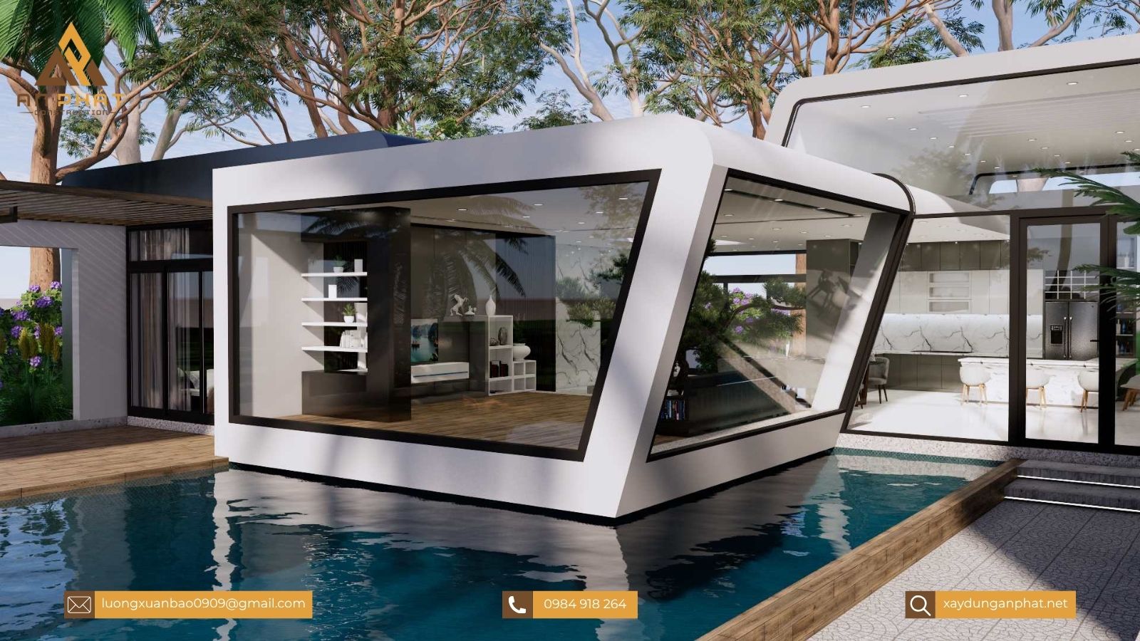 Biệt thự nhà vườn 1 tầng 3 phòng ngủ