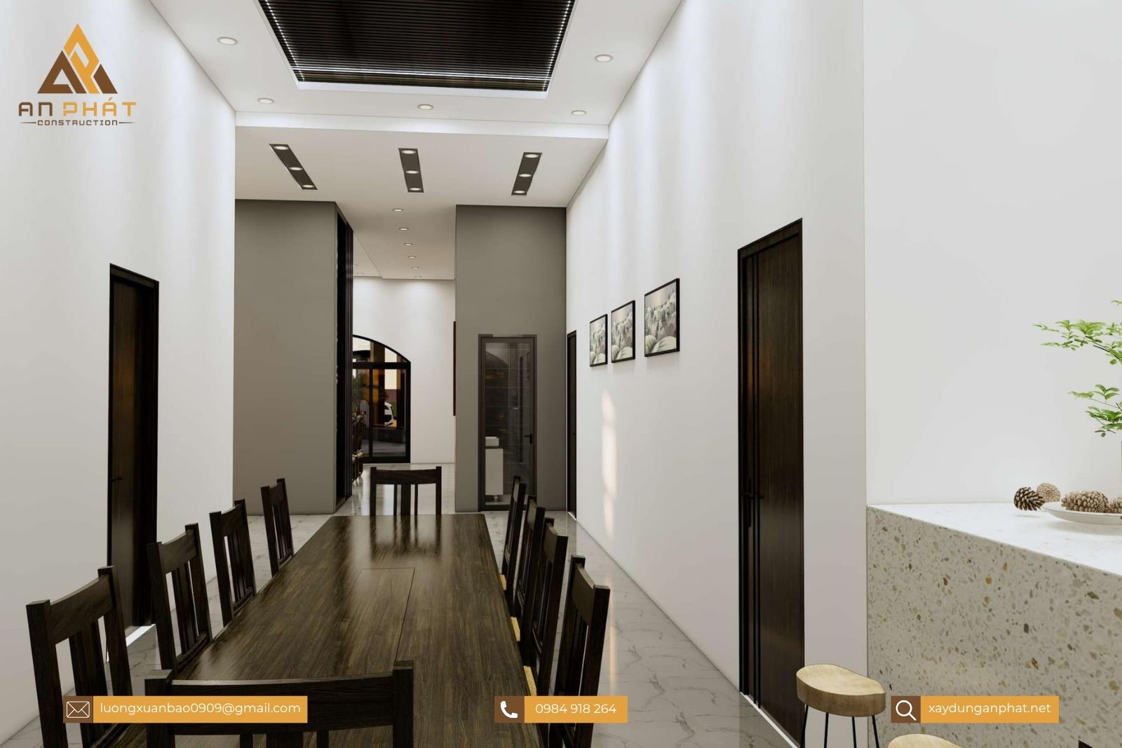 Biệt thự nhà vườn tân cổ điển 1 tầng