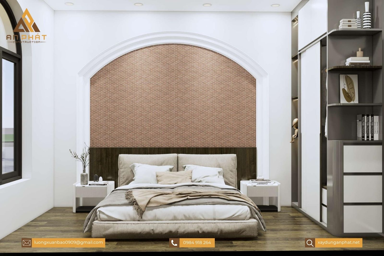 Biệt thự nhà vườn tân cổ điển 1 tầng