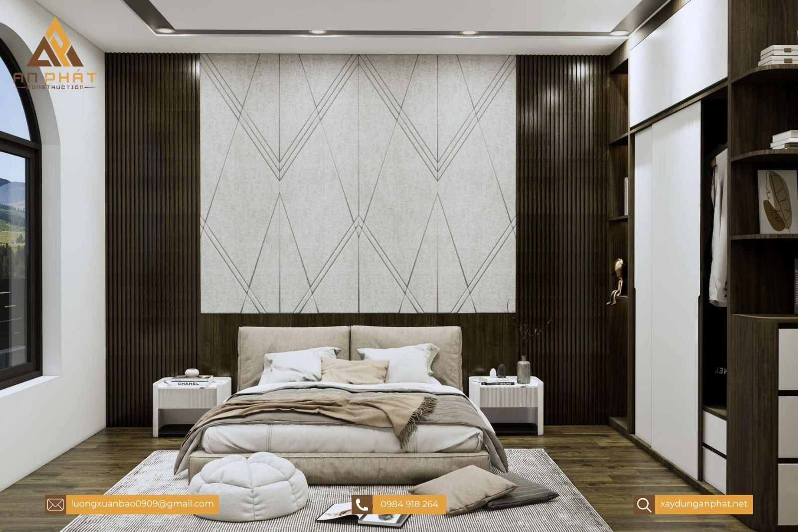 Biệt thự nhà vườn tân cổ điển 1 tầng