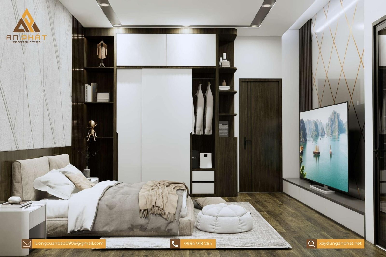 Biệt thự nhà vườn tân cổ điển 1 tầng