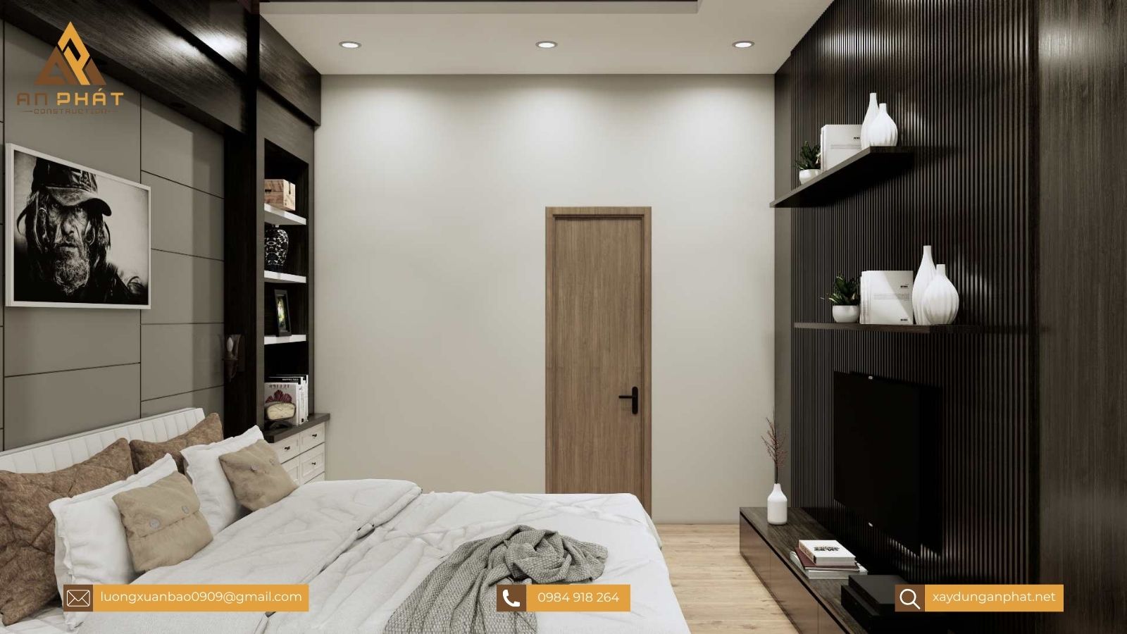 Biệt thự sân vườn 200m², 2 tầng mái bằng