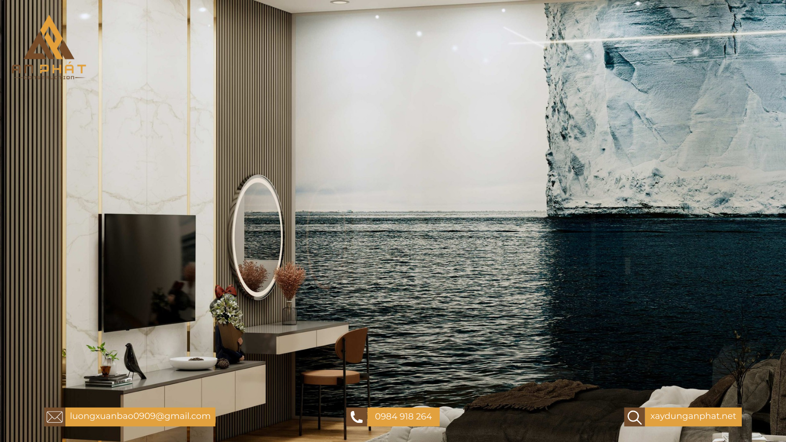 Biệt thự tân cổ điển 1 trệt 1 lầu