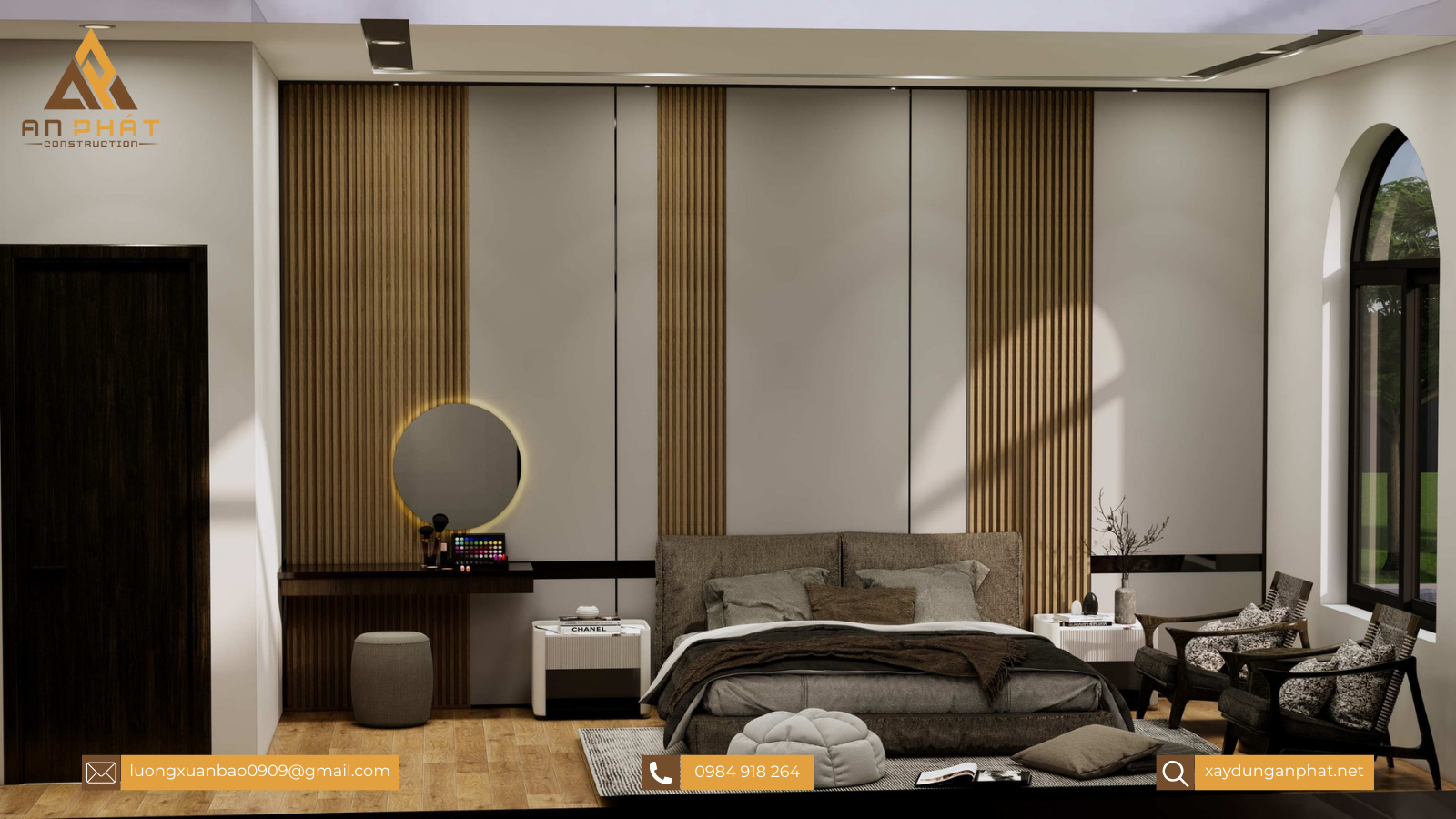 Biệt thự tân cổ điển 1 trệt 1 lầu