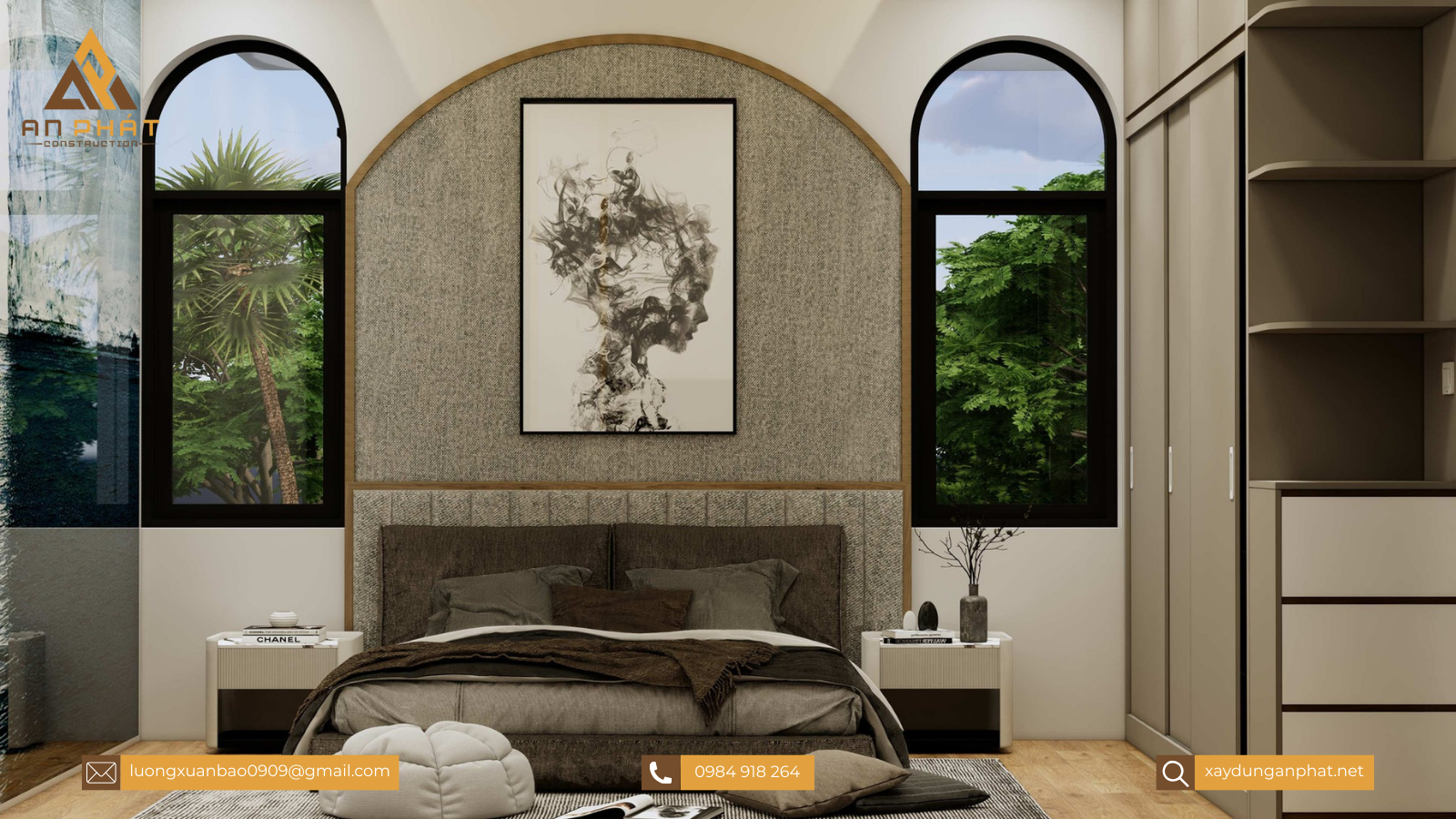 Biệt thự tân cổ điển 1 trệt 1 lầu