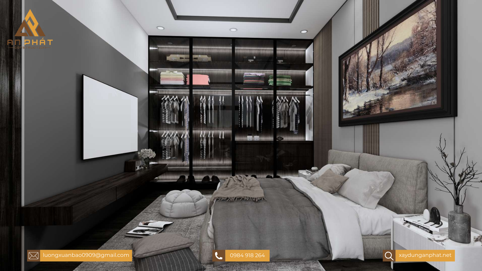 Biệt thự tân cổ điển 1 trệt 1 lầu