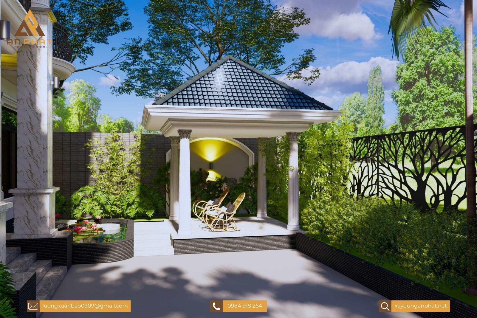 Biệt thự tân cổ điển 2 tầng