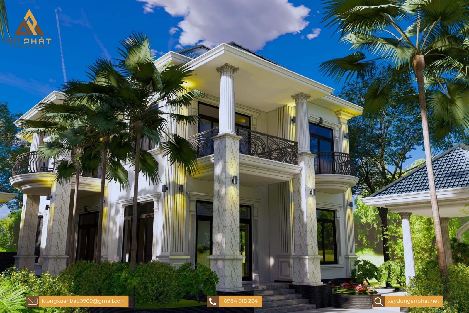 Biệt thự tân cổ điển 2 tầng