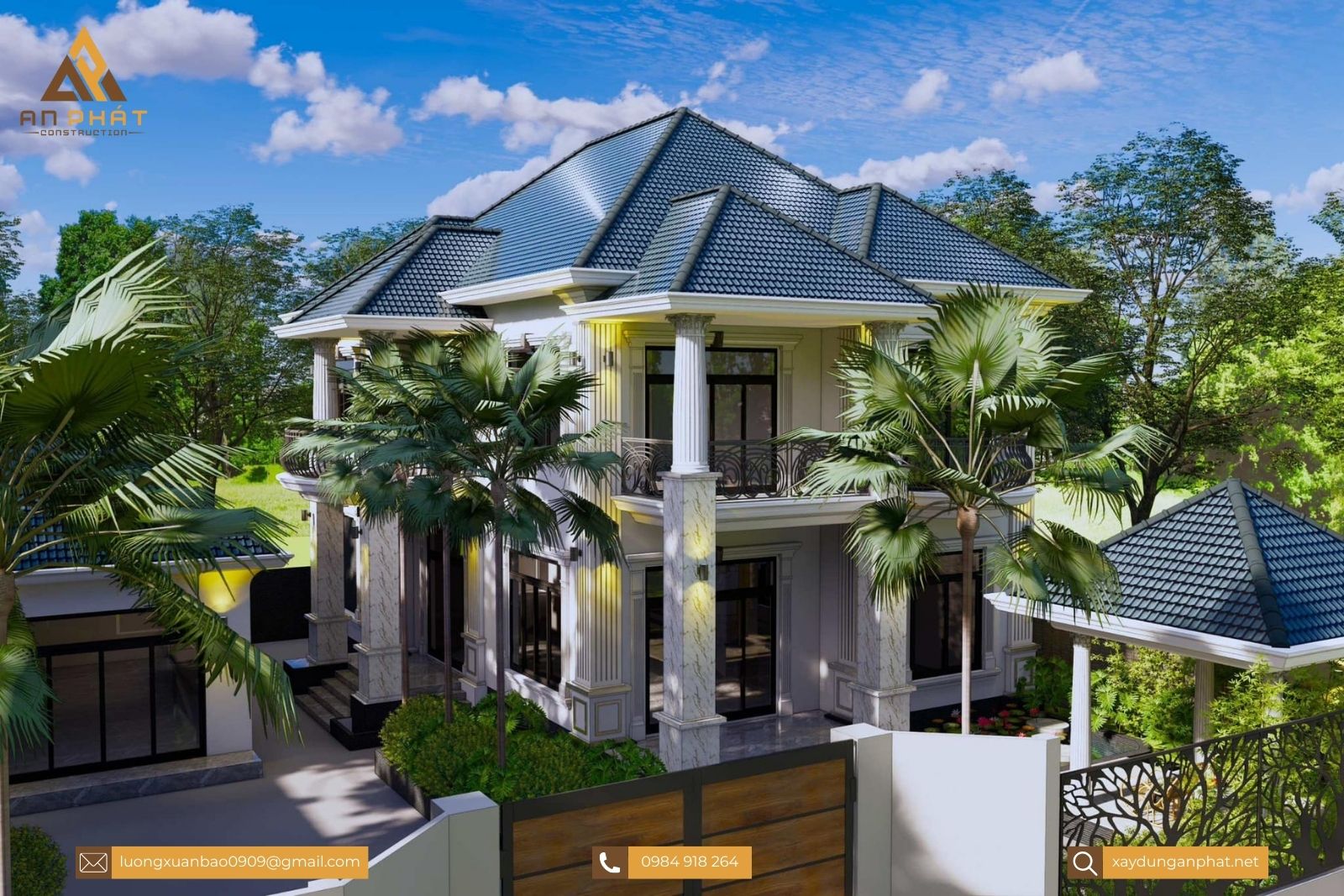 Biệt thự tân cổ điển 2 tầng