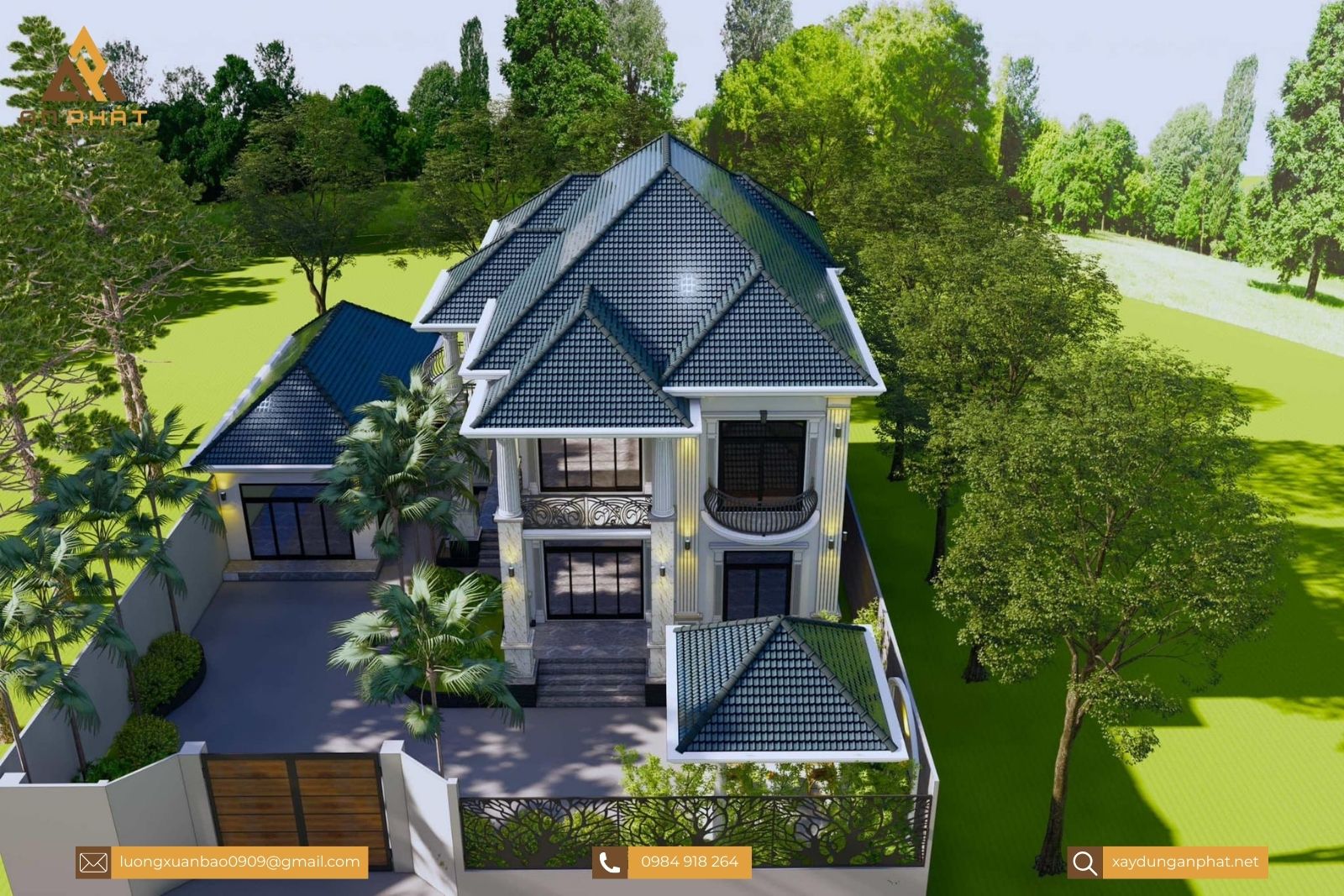 Biệt thự tân cổ điển 2 tầng