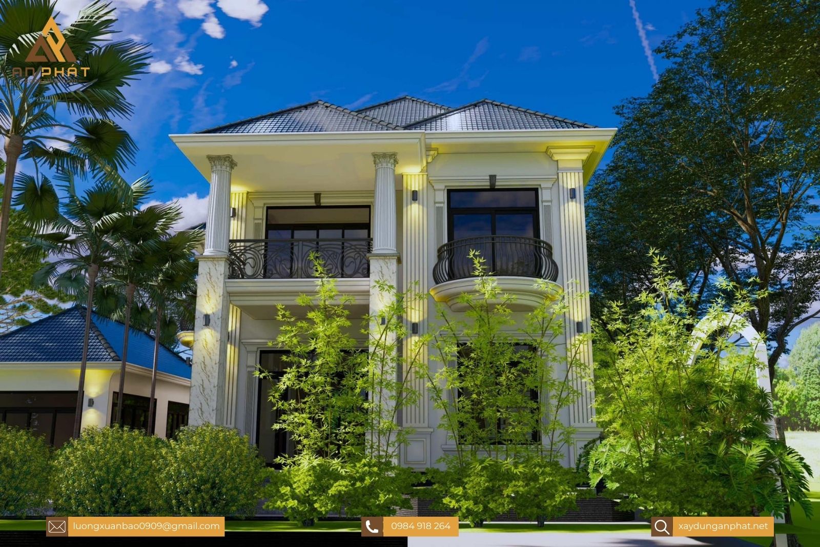 Biệt thự tân cổ điển 2 tầng