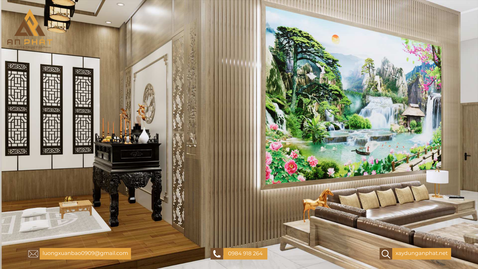 Biệt thự trệt sân vườn hiện đại 260m² 