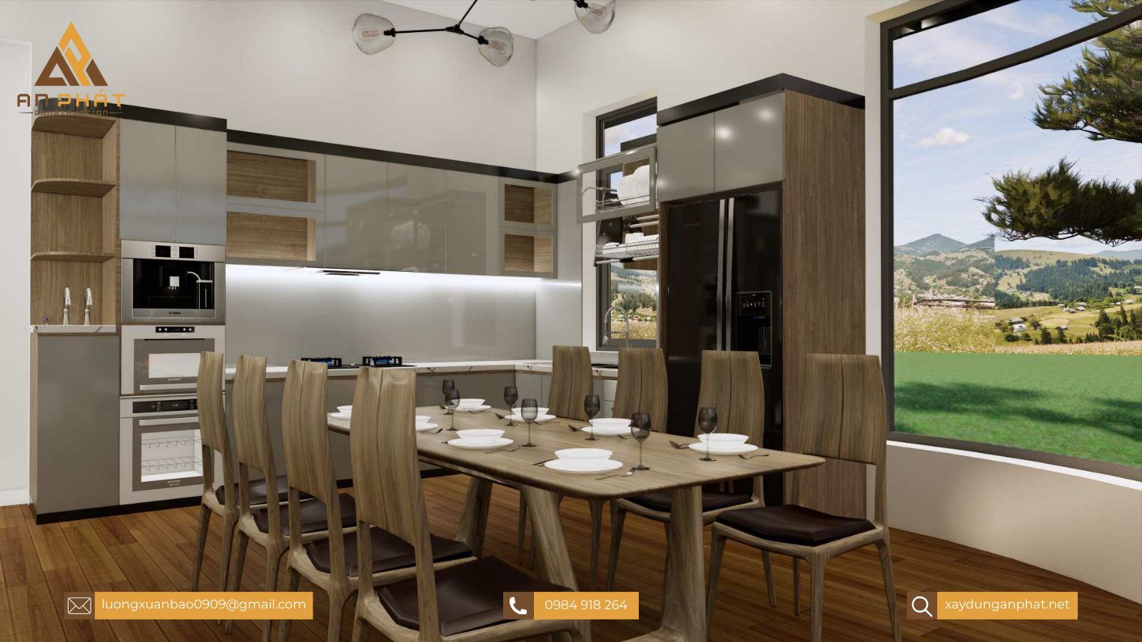 Biệt thự trệt sân vườn hiện đại 260m² 