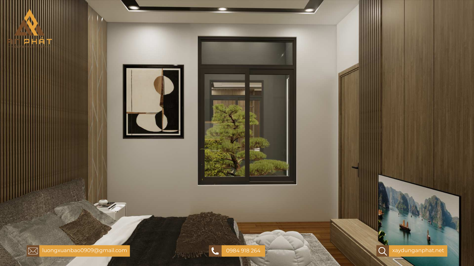 Biệt thự trệt sân vườn hiện đại 260m² 