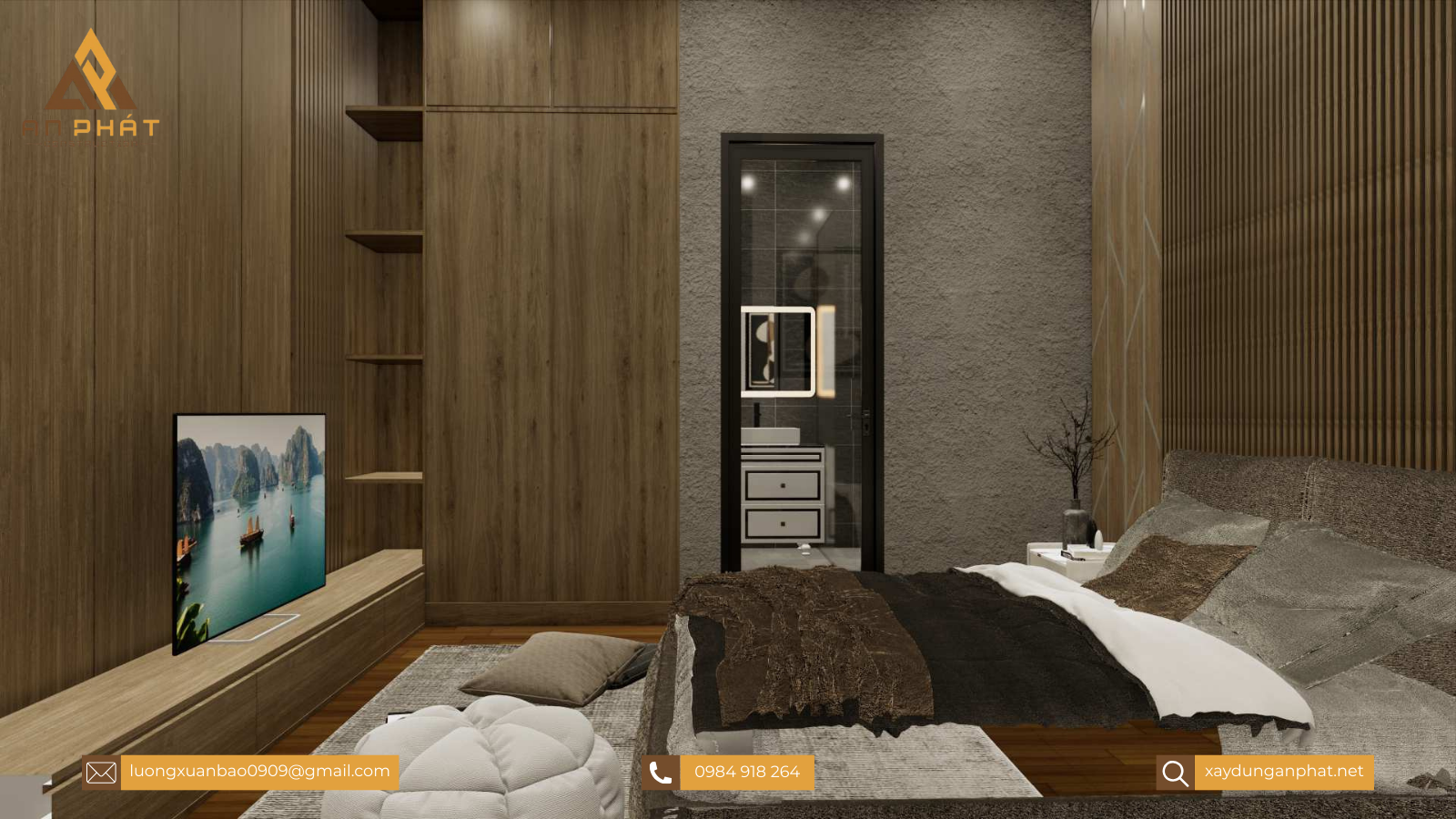 Biệt thự trệt sân vườn hiện đại 260m² 