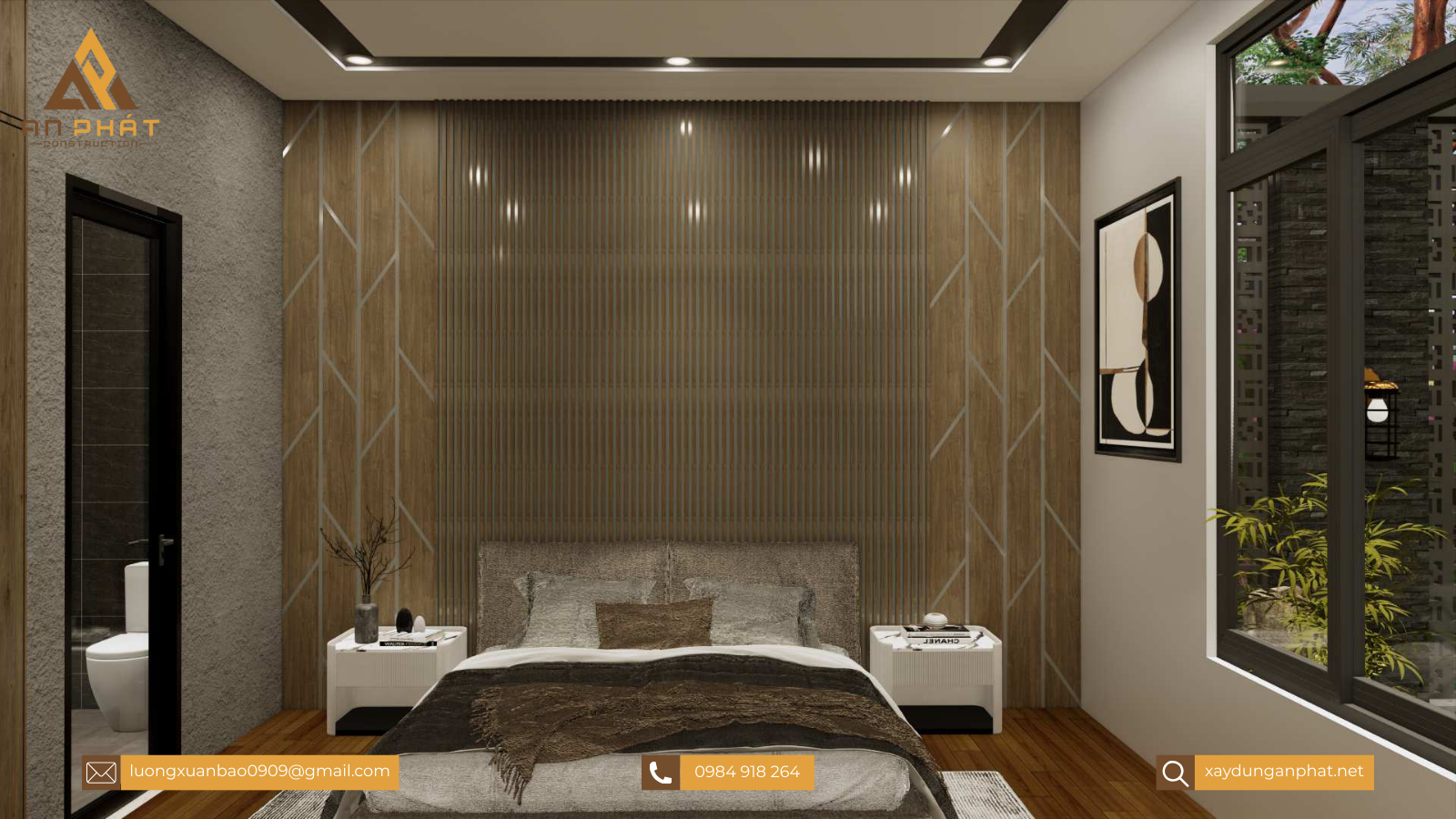 Biệt thự trệt sân vườn hiện đại 260m² 