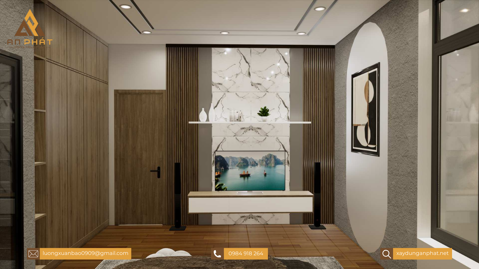 Biệt thự trệt sân vườn hiện đại 260m² 