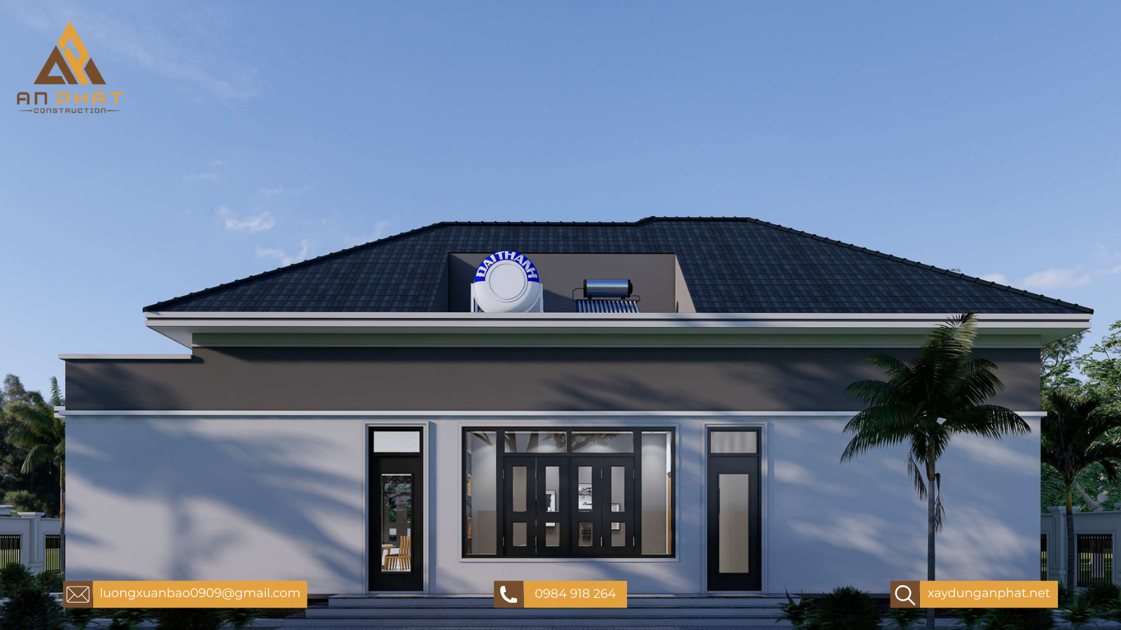 Biệt thự vườn mái Nhật 4 phòng ngủ 276m²