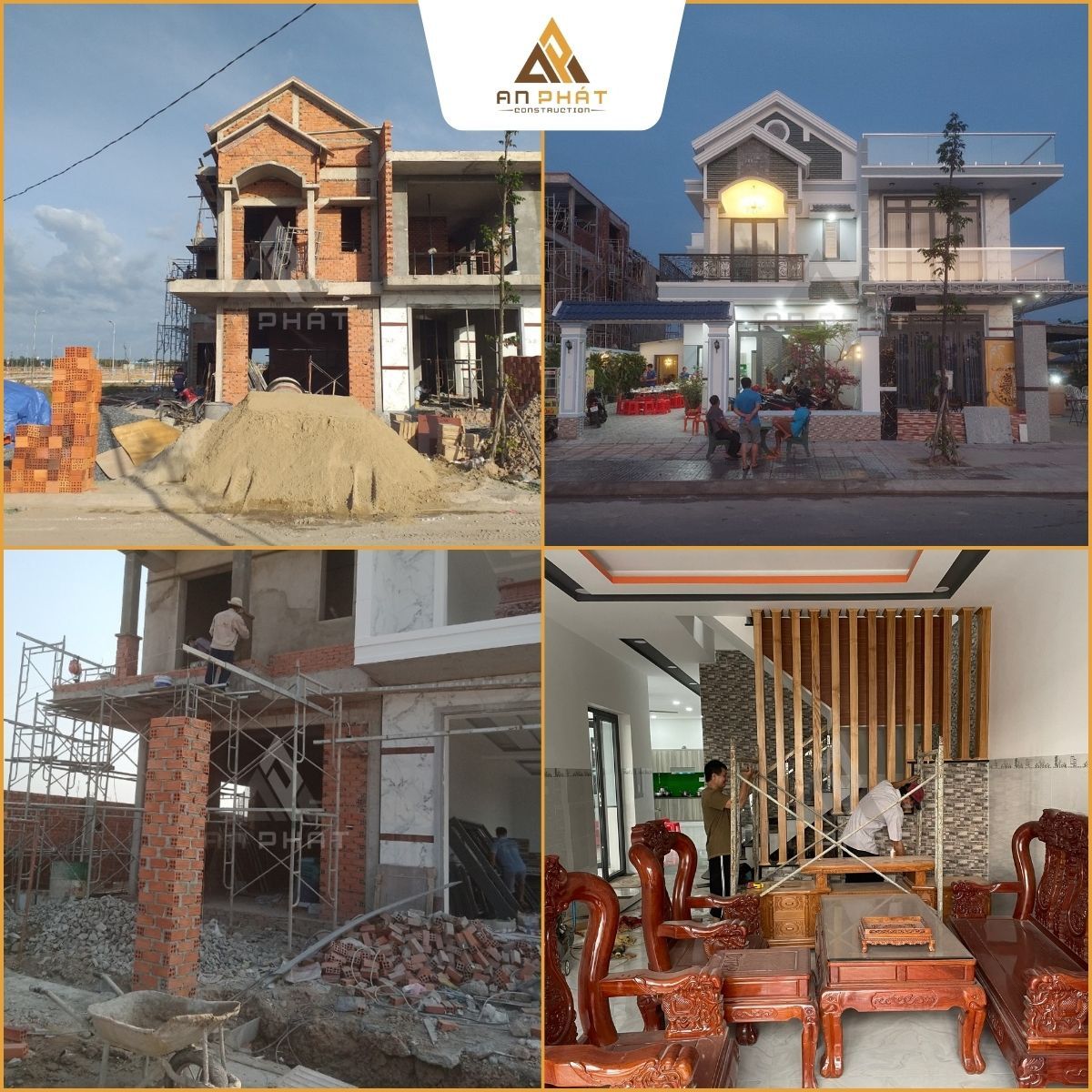 Các hạng mục công việc hoàn thiện nhà xây thô