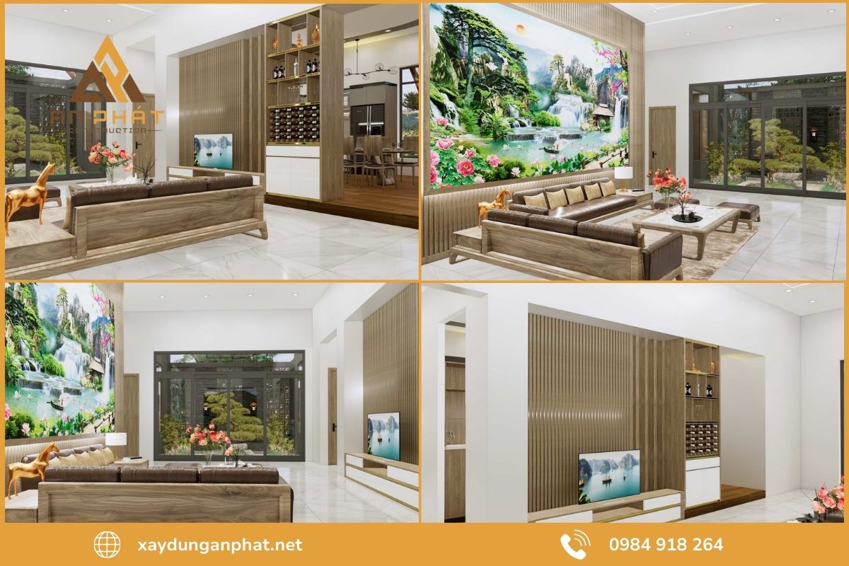 Các hạng mục thiết kế thi công nội thất nhà cấp 4