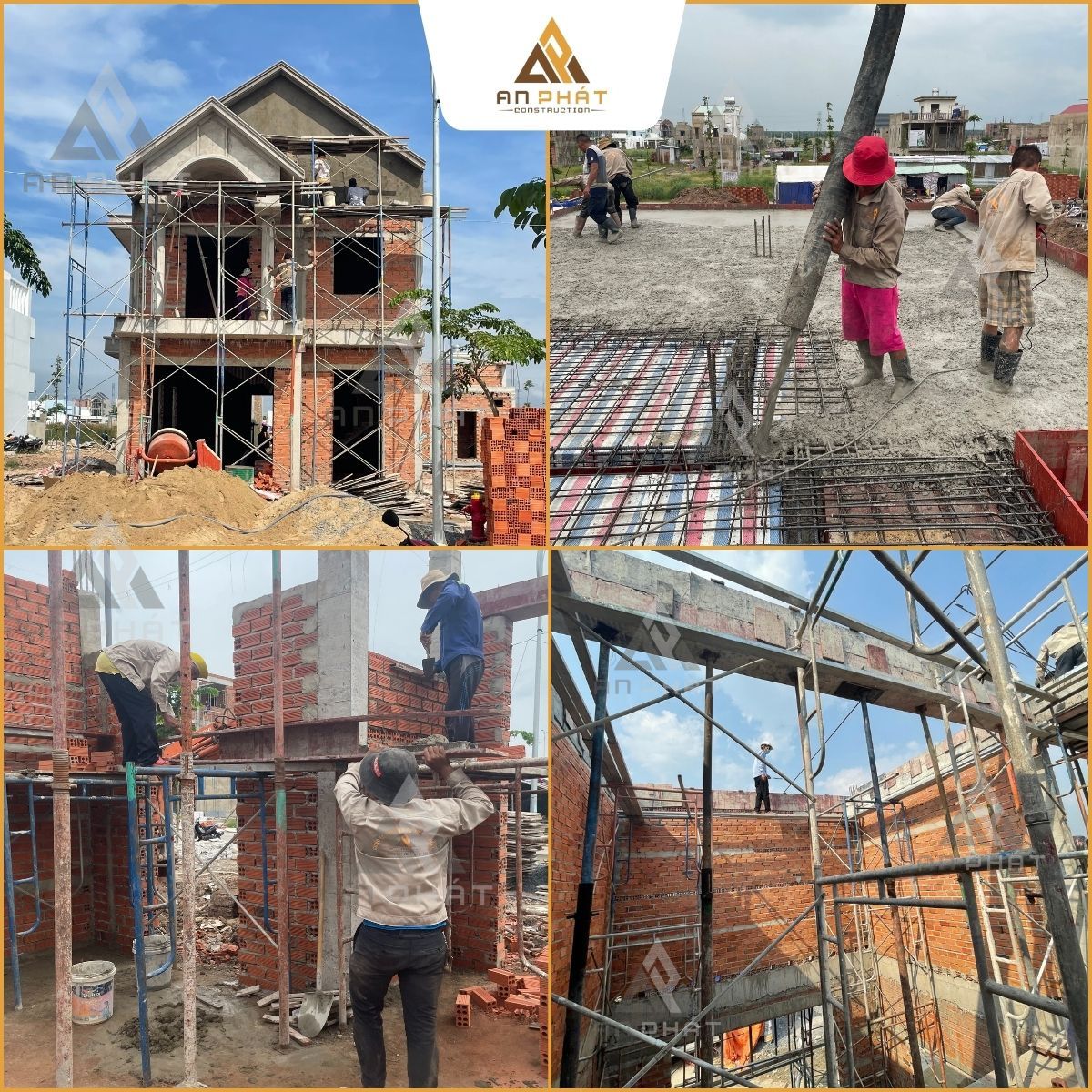 Các hạng mục trong dịch vụ xây nhà phần thô