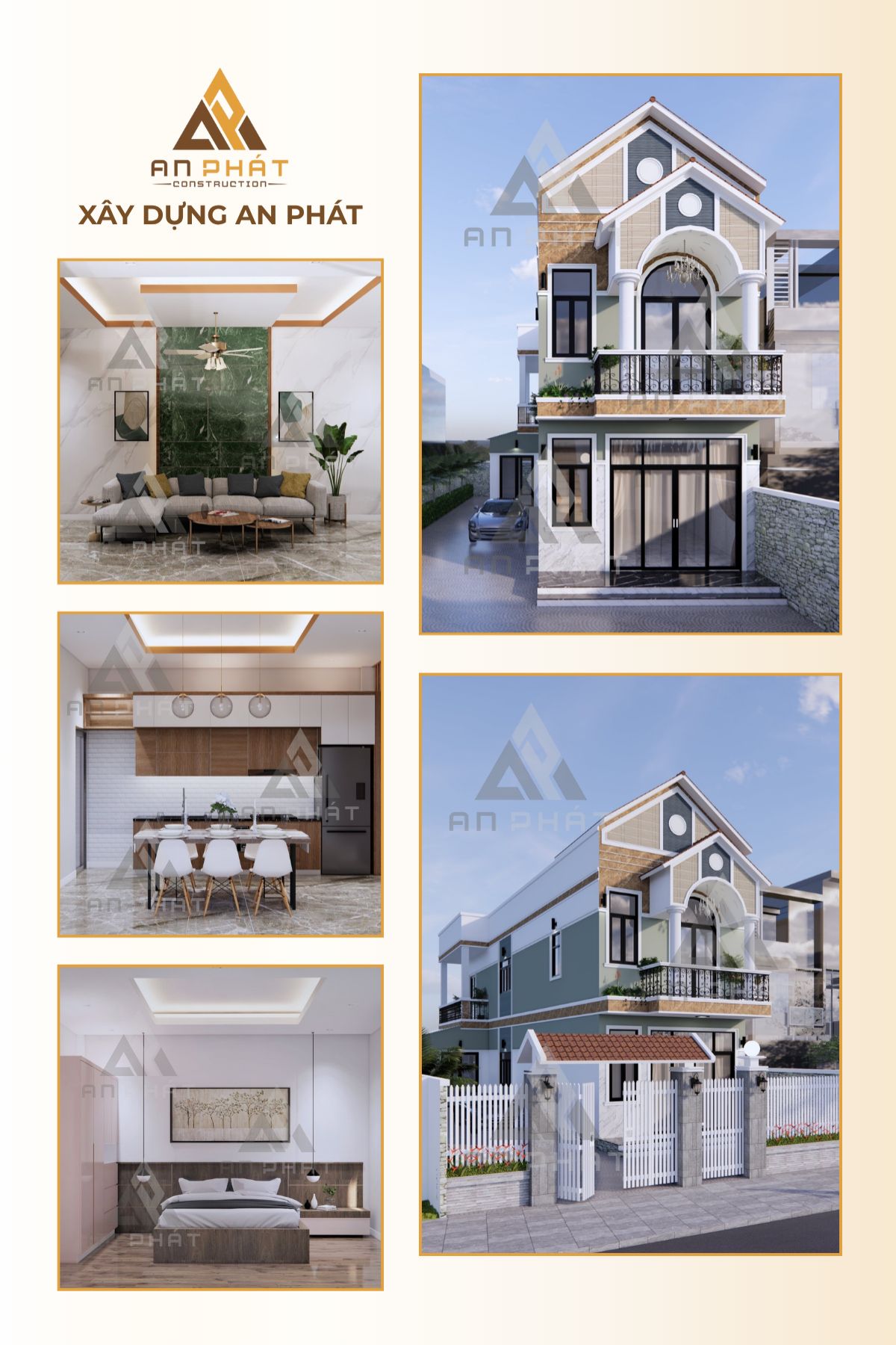 Các hạng mục trong dịch vụ xây nhà trọn gói