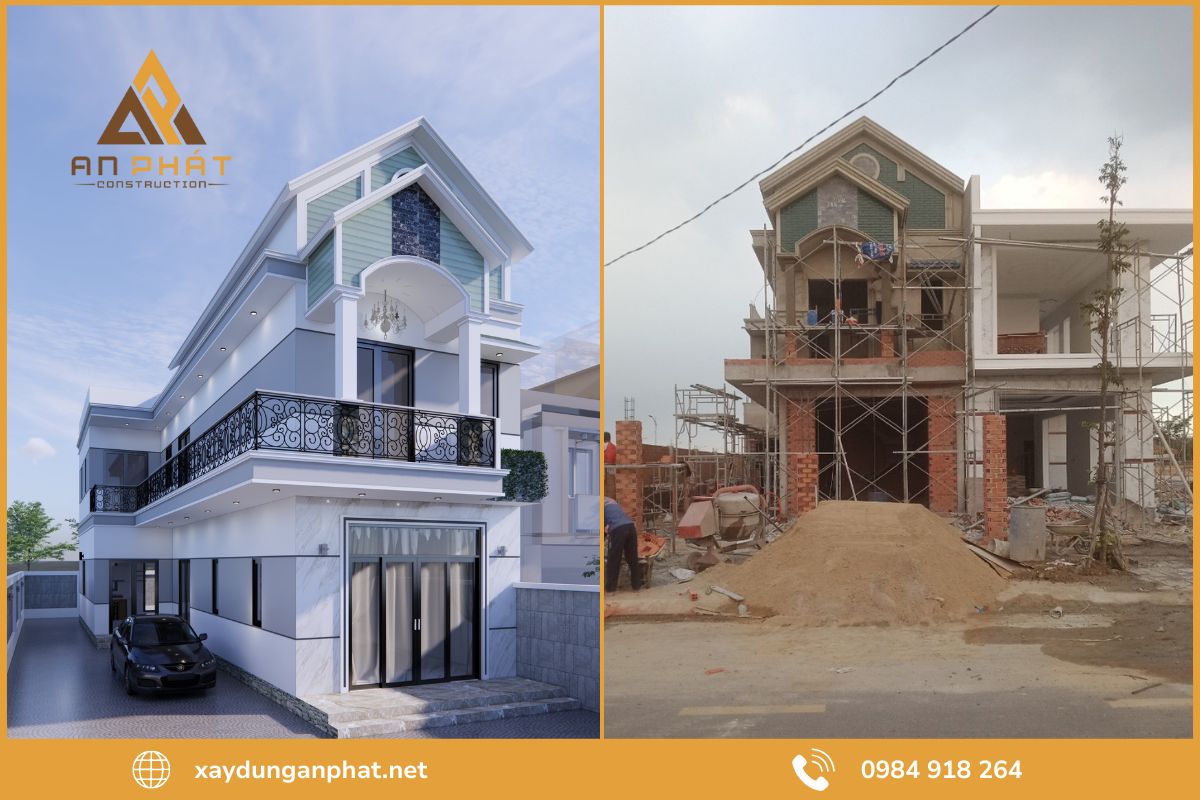 Các hạng mục trong dịch vụ xây nhà trọn gói tại Biên Hòa