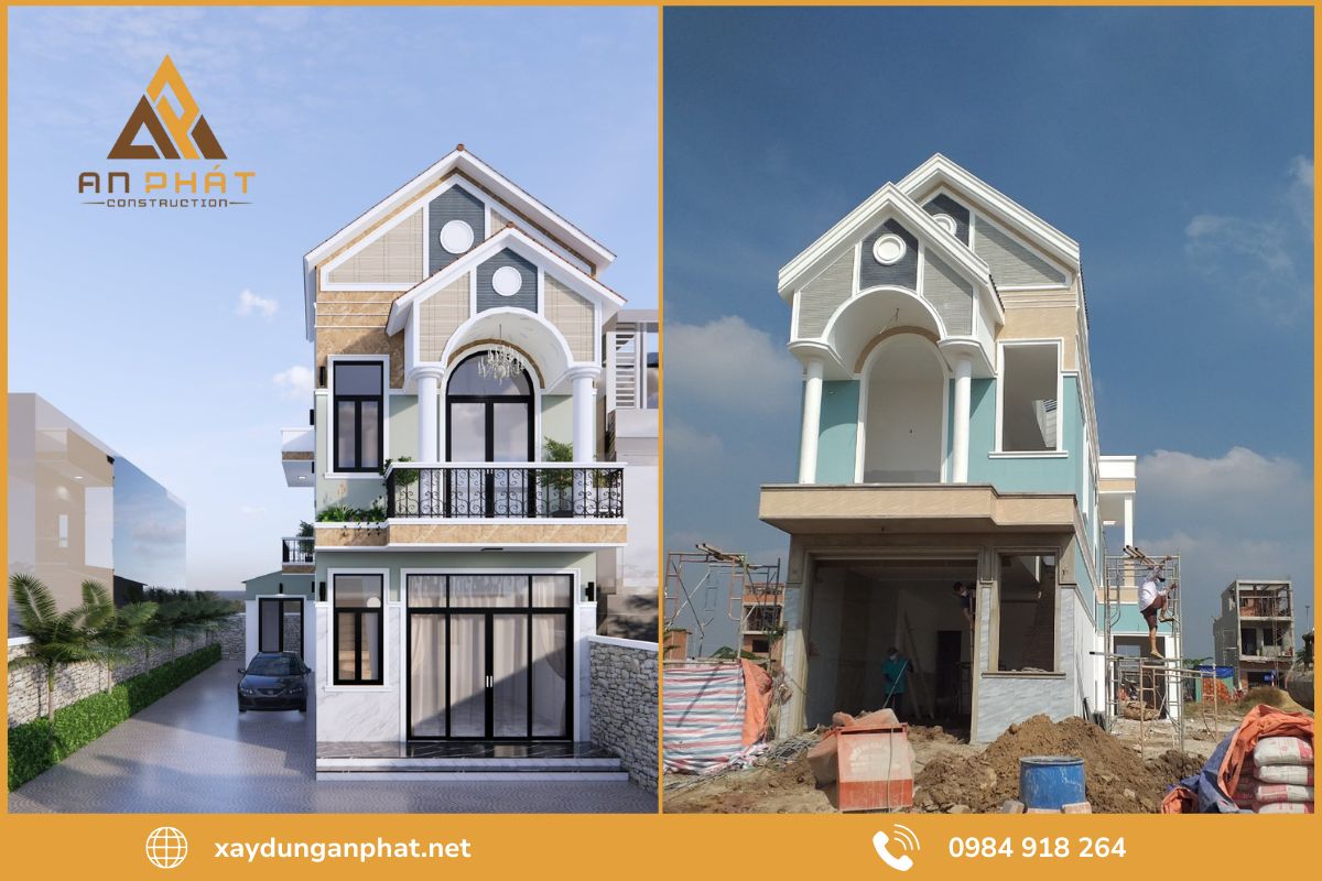 Các hạng mục trong dịch vụ xây nhà trọn gói tại Trấn Biên