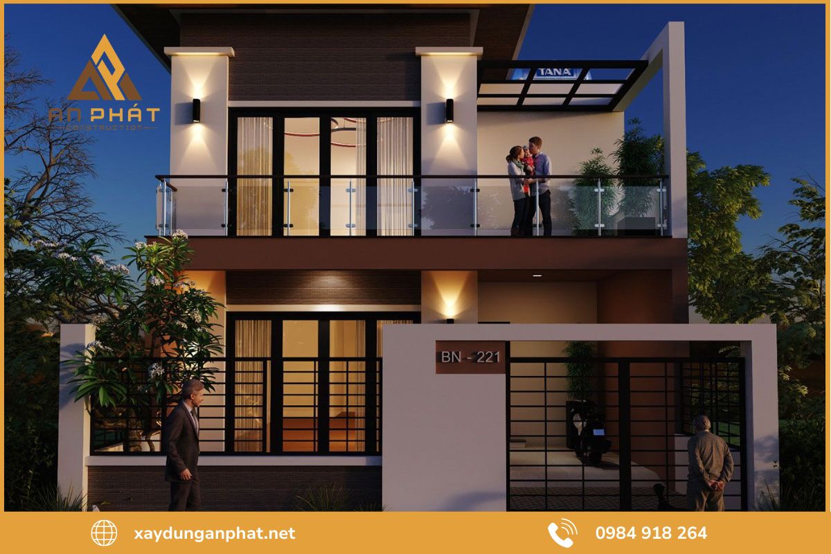 Các yếu tố ảnh hưởng đến chi phí xây nhà 2 tầng 5x20