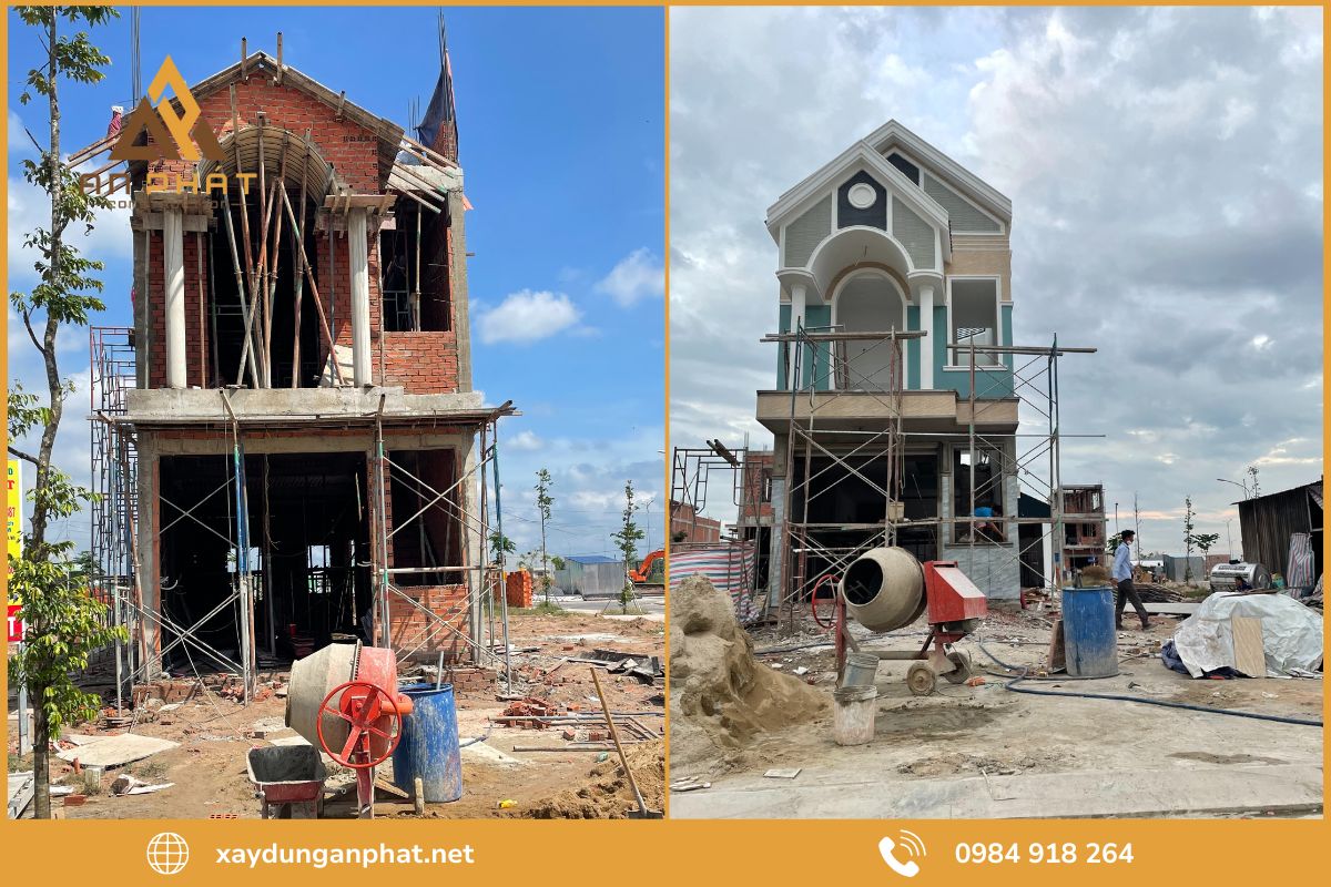 Cách tính diện tích xây dựng phần thô