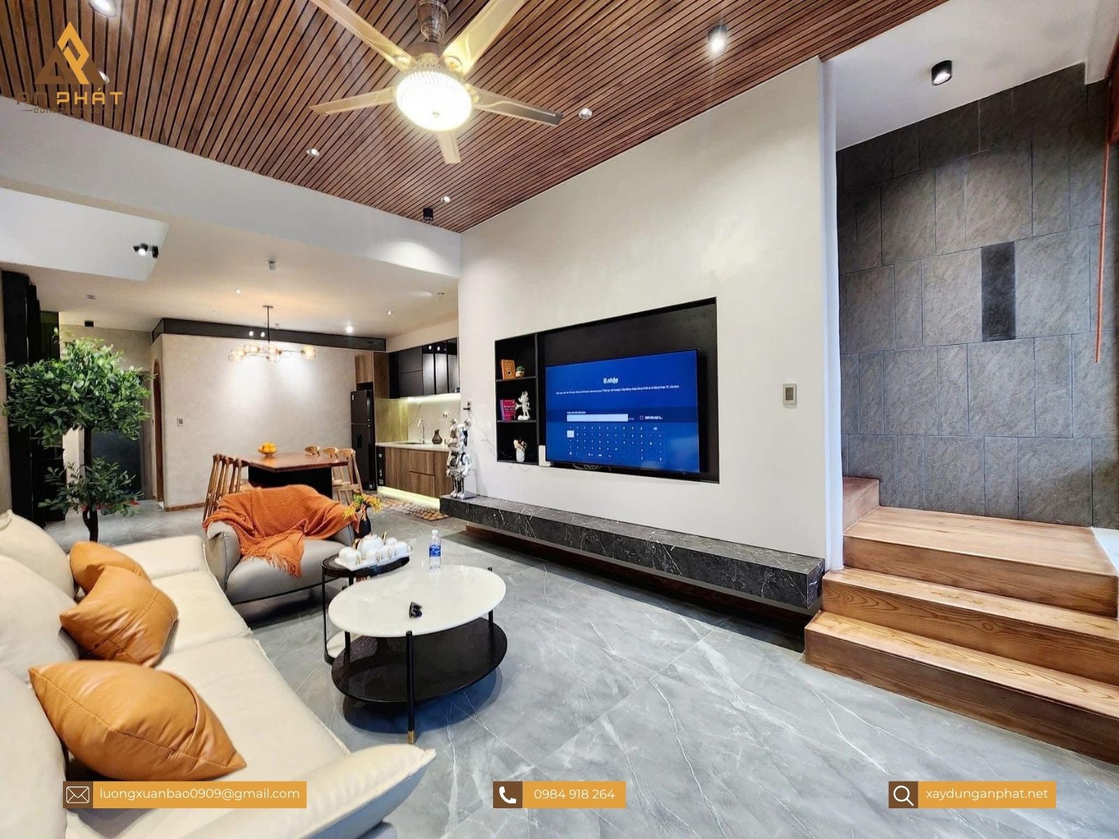 Hình ảnh hoàn thành dự án nhà chị Hòa