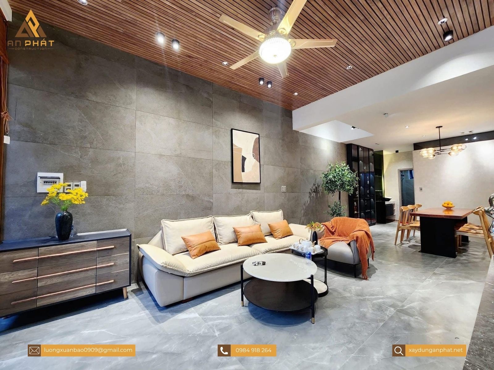 Hình ảnh hoàn thành dự án nhà chị Hòa