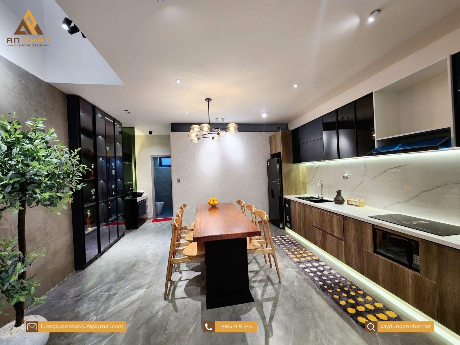 Hình ảnh hoàn thành dự án nhà chị Hòa