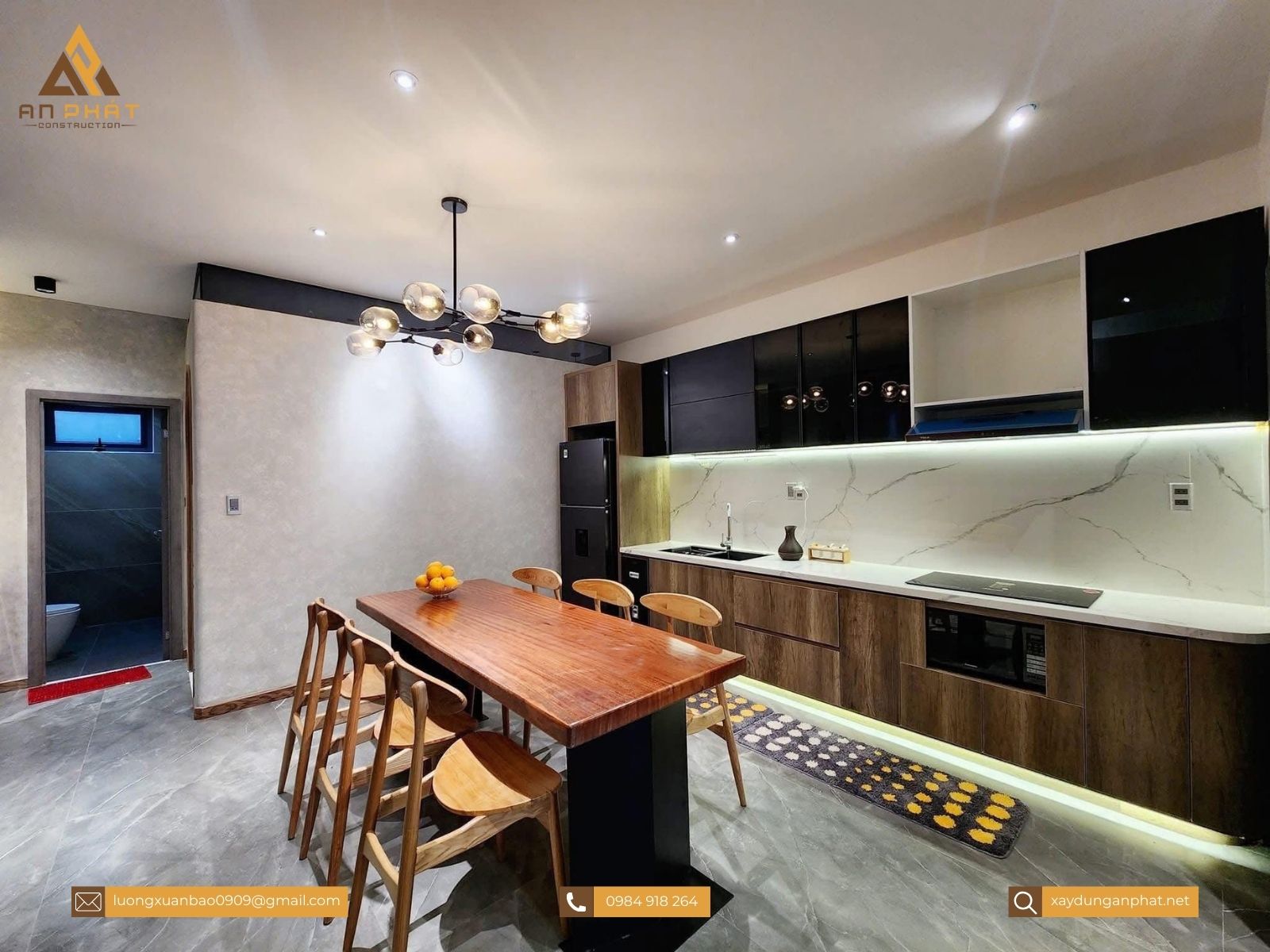 Hình ảnh hoàn thành dự án nhà chị Hòa